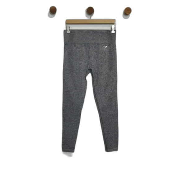 Gymshark Womens Athletic Vital Seamless Leggings Size Large Smokey Grey - Picture 14 of 14